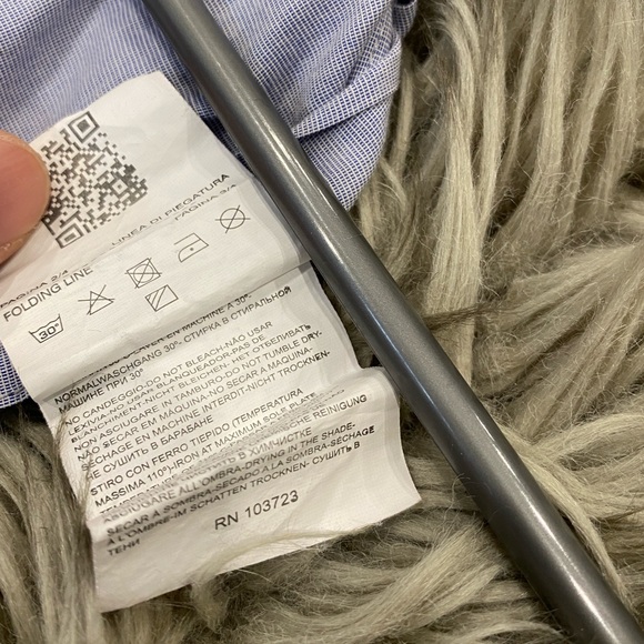 Armani Jeans Button Up Shirt Size Small - Picture 8 of 8